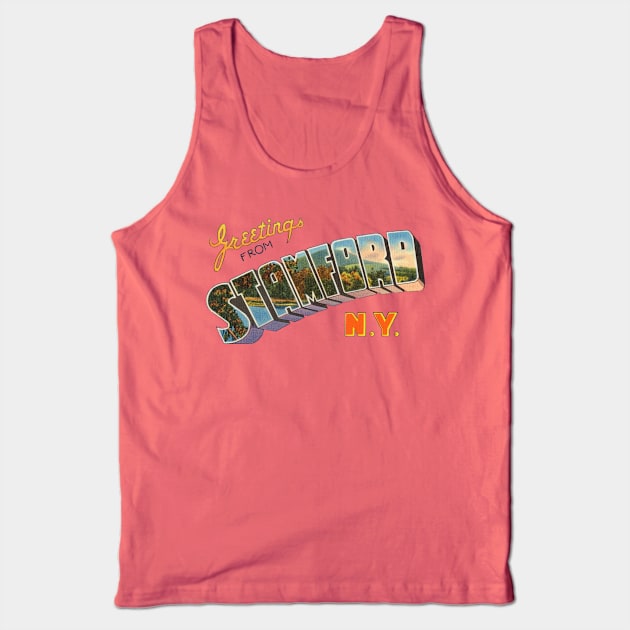 Greetings from Stamford New York Tank Top by reapolo